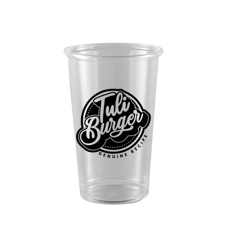 Custom printed cup design detail