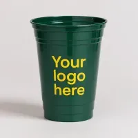 PS rigid cup with custom logo printing