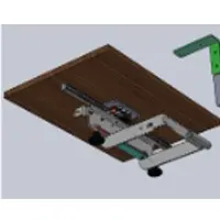 Flat printing support